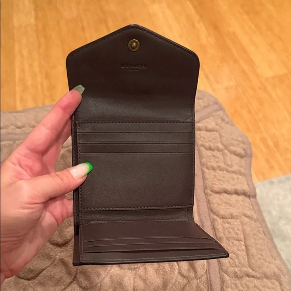 Coach Beige and Ivory Women's Wallet - Picture 3 of 3